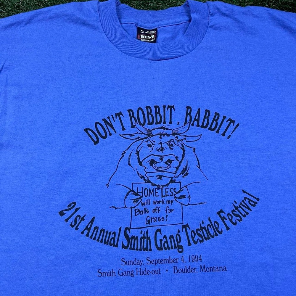 RARE 1994 Montana Rocky Mountain Oyster Tee